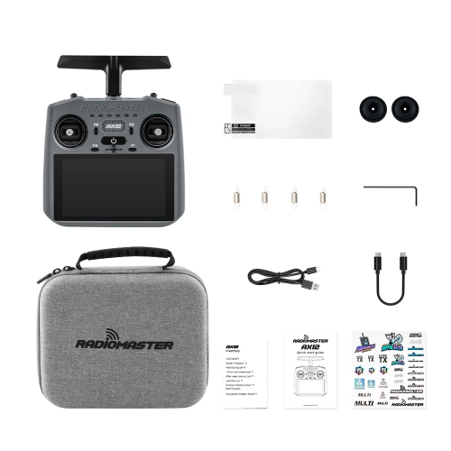 Апаратура «Radiomaster» AX12 ELRS Charcoal
