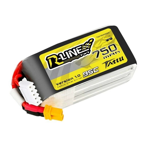 Battery Tattu R-Line 750mAh 14.8V 95C 4S1P XT30
