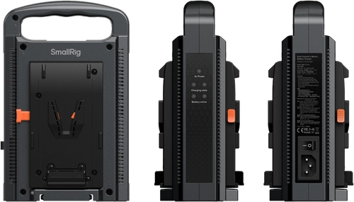 SmallRig 4578 — двоканальний зарядний пристрій для акумуляторів V-Mount