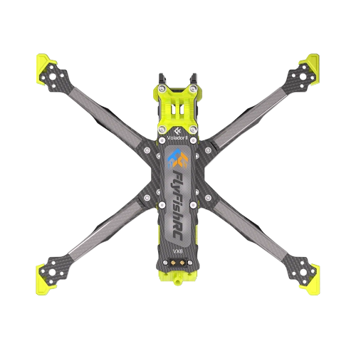 FlyFish RC Volador Ⅱ VX6 O4 FPV Freestyle T700 Frame Kit - Crystal yellow