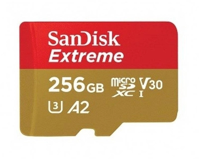 Karta pamięci SanDisk Extreme microSDXC 256 GB / 190/130 MB/s UHS-I U3