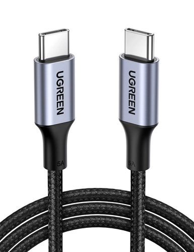 Kabel USB-C do USB-C UGREEN US316, 100W, 2m (czarny)