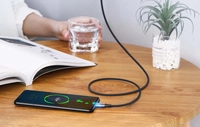 Кабель UGREEN US316 USB-C – USB-C, 100 Вт, 3 м (чорний)