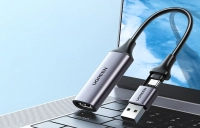 Плата захоплення відео / HDMI Grabber Ugreen CM489, 4K 60 Гц, USB + USB-C