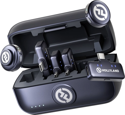 Бездротовий мікрофон Hollyland LARK M3 Combo 2TX&amp;4RX USB-C