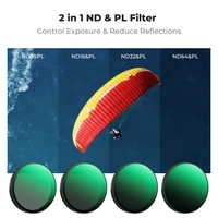 K&amp;F Concept set of 4 ND/PL filters for camera DJI Osmo Action 6