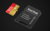 SANDISK EXTREME microSDXC memory card 128 GB 190/90 MB/s UHS-I U3
