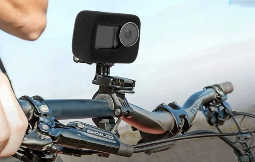 Osłona przeciwwietrzna Puluz DJI Osmo Action 3/4/5 Pro (czarna)