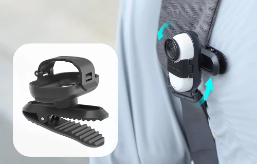 Obrotowy klips do plecaka 360° Sunnylife G3S-J896 do Insta360 GO 3S/GO 3