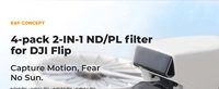 Zestaw 4 filtrów ND/PL K&F Concept do drona DJI Flip