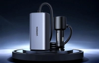 Автомобільний зарядний пристрій Ugreen EC706, USB + 2x USB-C, 150 Вт