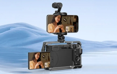 Adapter Puluz do DJI Osmo Pocket 3/4 zimna stopka 1/4"