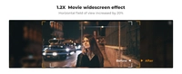 Filtr anamorficzny 1.2X marki K&F Concept do kamery DJI Osmo Pocket 3 / 4