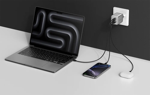 Мережевий зарядний пристрій EcoFlow RAPID Pro 100 Вт, 2xUSB-C, 1xUSB-A, GaN