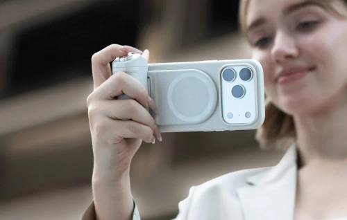 Smart Grip fotograficzny PGYTech MagCam 2 (iPhone/Android) (Szary)