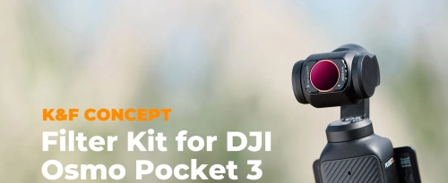 Набір з 6 фільтрів UV+CPL+ND/PL K&F Concept для камери DJI Osmo Pocket 3