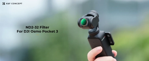 Filtr ND2-ND32 marki K&F Concept do kamery DJI Osmo Pocket 3 / 4