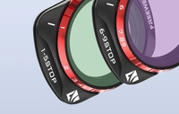Zestaw 2 regulowanych filtrów Freewell DJI Osmo Pocket 3 / 4 ND 1-5 Stop, 6-9 Stop