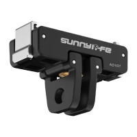 Двосторонній монтажний адаптер «SunnyLife» для «DJI» Osmo Nano / Action 6 — 1/4 дюйма