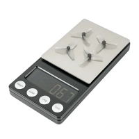 Śmigła HQ 31 mm ultralekkie 3-łopatowe (wał 1,0 mm) - szare
