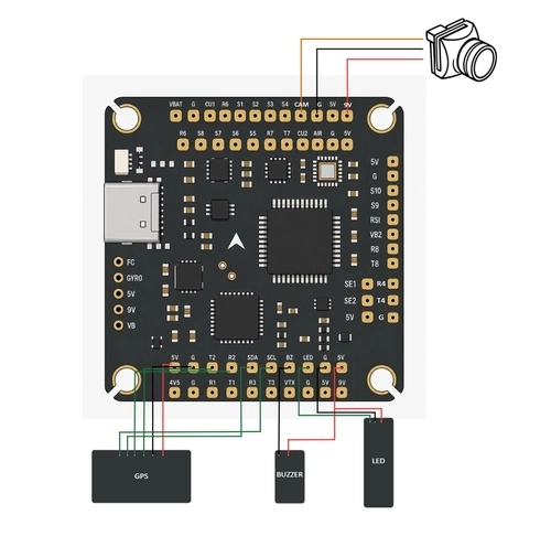 Kontroler lotu Pilotix H743 BMI270
