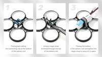 Pavo Pico brushless whoop frame with HD VTX mount (black)