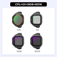 Набір з 4 фільтрів CPL+UV+ND K&F Concept для дрона DJI Mini 5 Pro