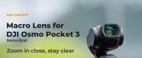 Макрофільтр 10X від K&F Concept для камери DJI Osmo Pocket 3