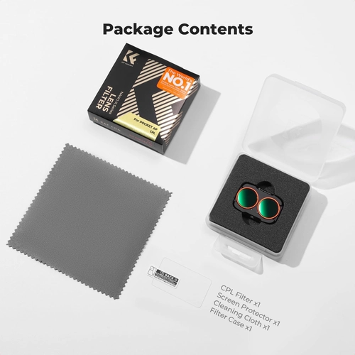 CPL-фільтр марки K&F; Concept для камери «DJI» Osmo Pocket 4P