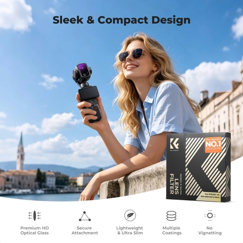 Zestaw 4 filtrów ND K&F Concept do kamery DJI Osmo Pocket 4P