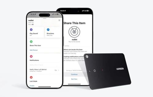 Ugreen CM817 Smart Finder для iPhone / iPad / Mac, Bluetooth 5.2, радіус дії 10 м