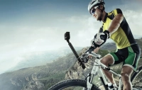 Uchwyt Puluz na kierownicę roweru i motocykla do kamer sportowych z monopodem