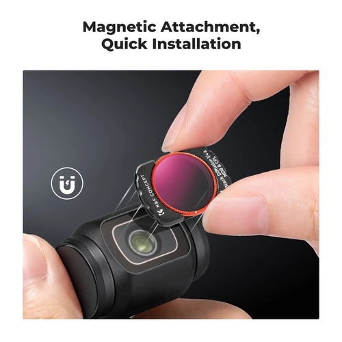 Filtr 3 w 1 CPL+Black Mist 1/4+ND8 K&F Concept do kamery DJI Osmo Pocket 3 / 4