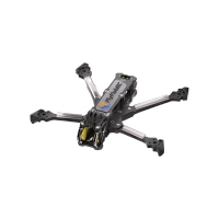 Rama FlyFishRC Volador II VD5 O4 Pro Deadcat FPV LR Freestyle T700 (czarna)