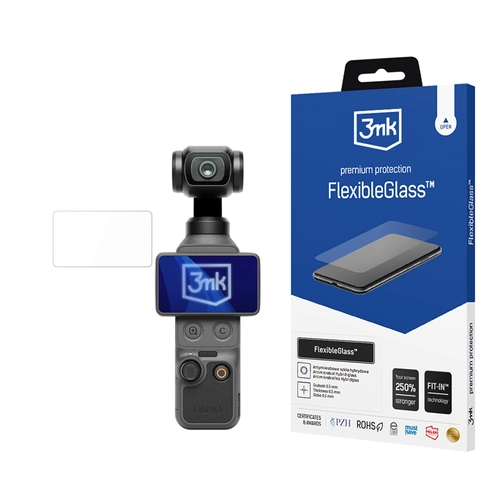 Небитке гібридне скло для DJI Osmo Pocket 4 — 3mk FlexibleGlass