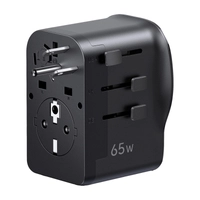 Ugreen S550 Universal Travel Adapter / Power Charger, 65W, 2x USB-C, 1x USB-A