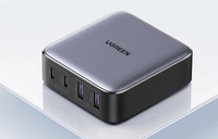Ładowarka sieciowa UGREEN CD327 Nexode, 2x USB-C, 2x USB-A, GaN, 65W (szary)