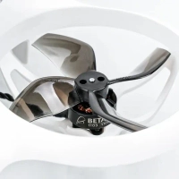Gemfan propellers 4-blade 2020 shaft 1.5mm - transparent black